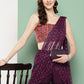 Ahalyaa Printed Ethnic Co-Ords with Draped Dupatta - Swadesiicart