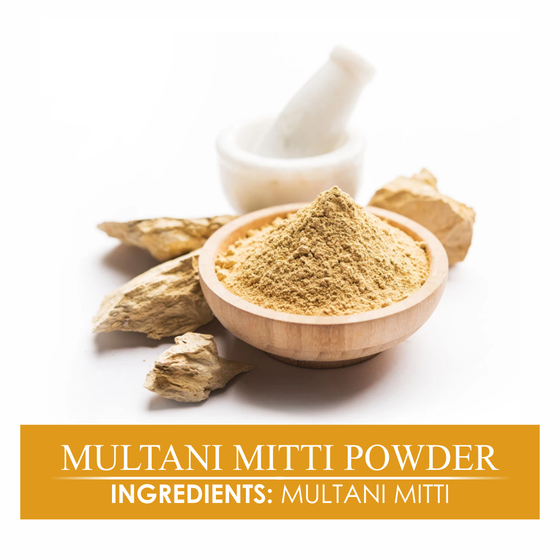 Nuerma Science Multani Mitti Powder For Glowing Skin & Anti Pigmentation | Swadesiicart