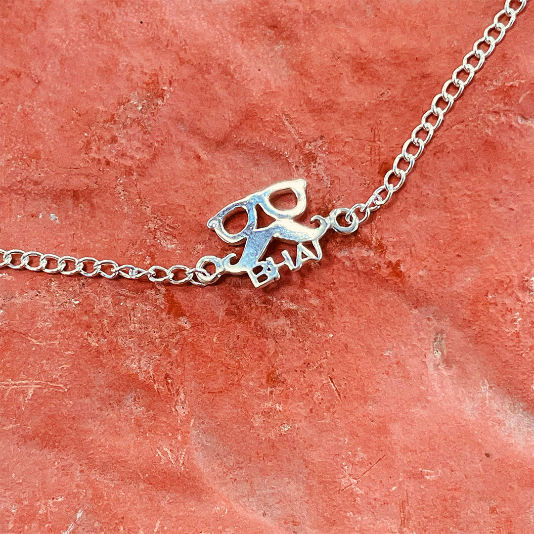 trueBrowns 925 Sterling Silver Chashmish Bhai Silver Chain Rakhi | Swadesiicart