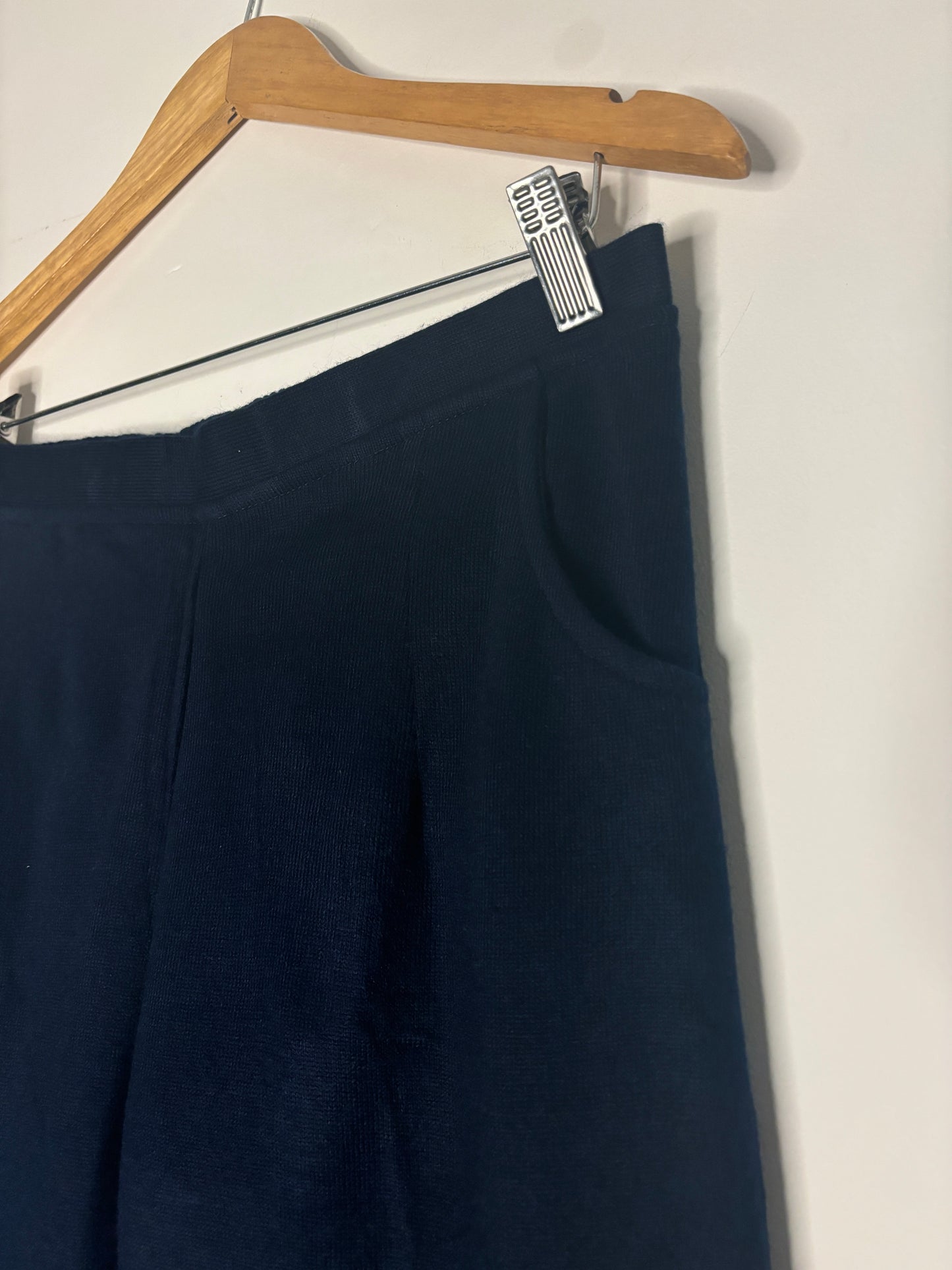 trueBrowns Blue Wollen Pant | Swadesiicart