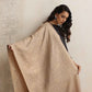 trueBrowns Brown Floral Jaal Woollen Stole | Swadesiicart