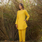 trueBrowns Mustard Cotton Co-ord Set - Swadesiicart