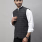 Even Apparels Men's Grey Nehru Jacket With Welt Pockets | Swadesiicart