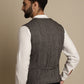 Even Apparels Men's Brown Double Breast Waistcoat | Swadesiicart
