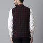 Even Apparels Men's Brown Nehru Jacket With Welt Pockets | Swadesiicart