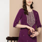 Ahalyaa Women Floral Yoke Design Regular Kurta with Palazzos | Swadesiicart
