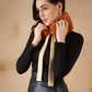 InWeave Women's Carrot Orange Fur Neckpiece - Swadesiicart
