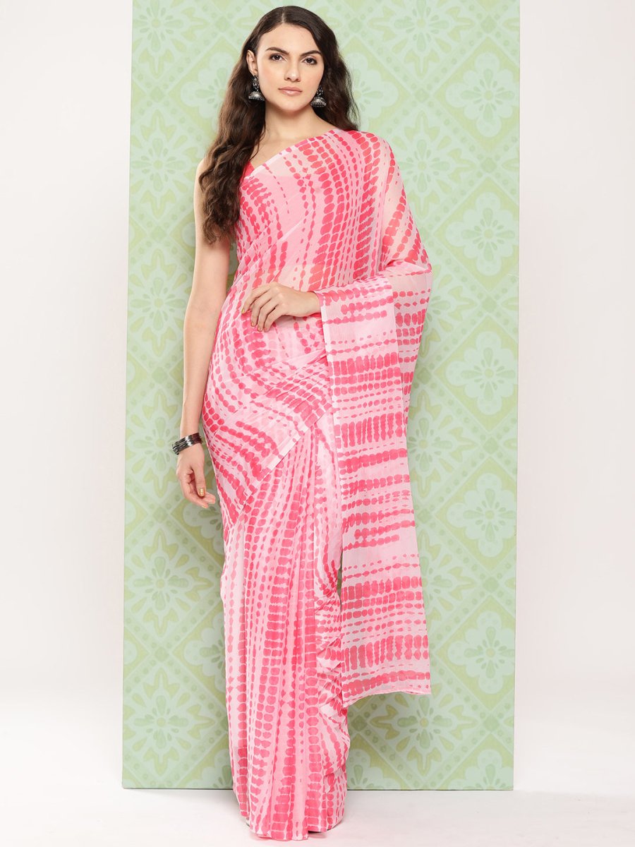 Ahalyaa Poly Chiffon Saree | Swadesiicart