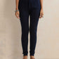 trueBrowns Navy Woollen Leggings | Swadesiicart