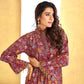 BulBul Pratiksha Red Co-Ord Set - Swadesiicart