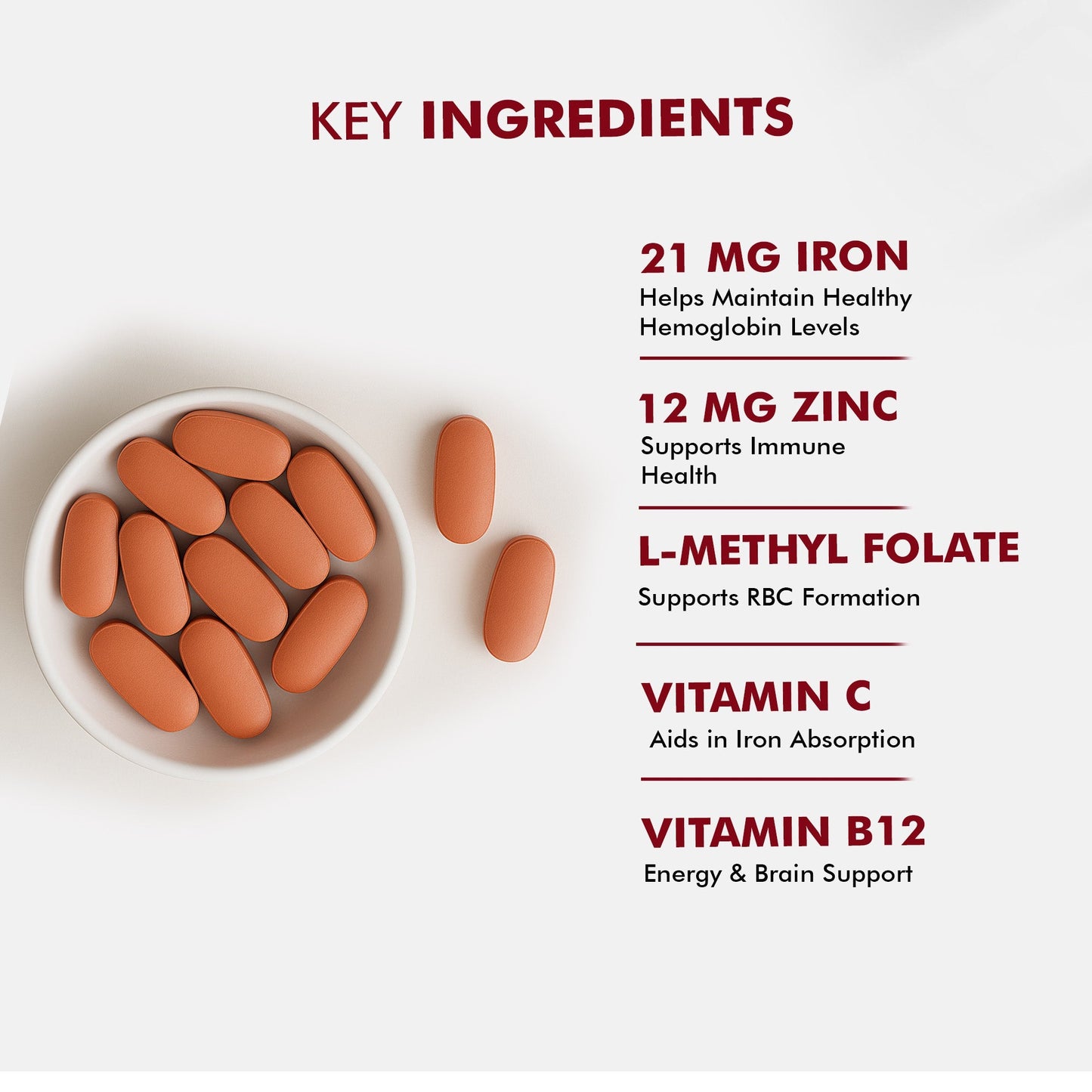 Dr Morpen Iron & Zinc Tablets | Swadesiicart