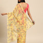Ahalyaa Floral Poly Chiffon Saree | Swadesiicart
