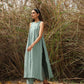 trueBrowns Blue Cotton Dobby S/L Kurta Set | Swadesiicart