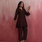 trueBrowns Cola Viscose Silk Kurta Co-ord Set - Swadesiicart