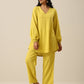 trueBrowns Lime Slub Textured Short Co-Ord Set - Swadesiicart