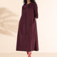 trueBrowns Maroon Cotton Ikat Slit Kurta Pant Set | Swadesiicart