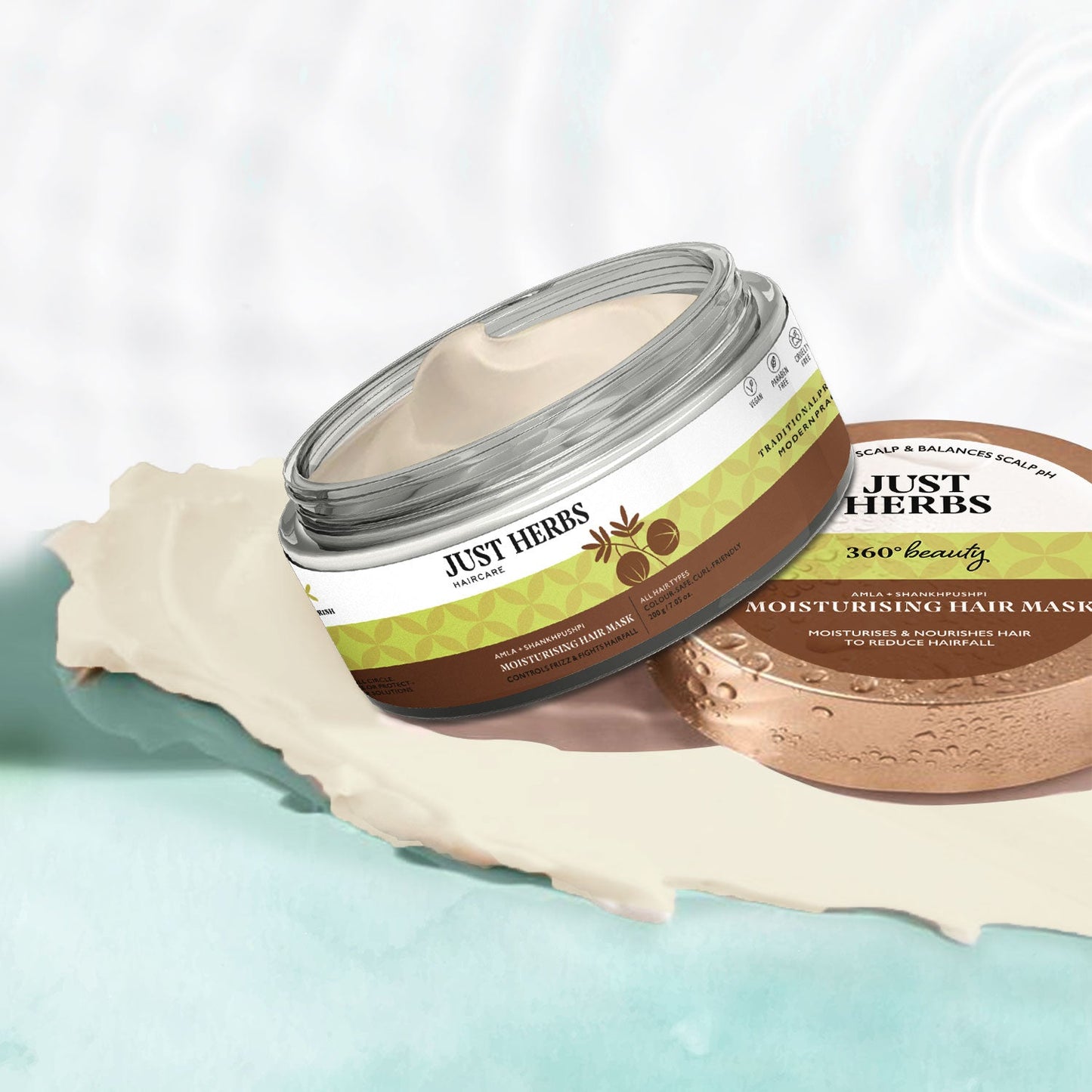 Moisturising Hair Mask with Amla & Shankhpushpi: 200 gm