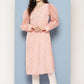 Ahalyaa Women Floral Printed Pastels Crepe Kurta | Swadesiicart