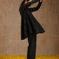 trueBrowns Black Gold Cotton Flared Co-Ord Set - Swadesiicart