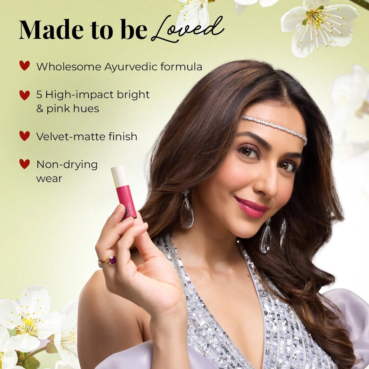 Herb Enriched Matte Liquid Lipstick Kit- Set of 5