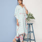 Ahalyaa Women Sea Green Floral Printed Gotta Patti Kurta with Trousers | Swadesiicart