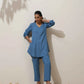 trueBrowns Blue Co-ord Set - Swadesiicart