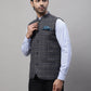 Even Apparels Men's Grey Nehru Jacket With Welt Pockets | Swadesiicart