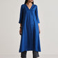 trueBrowns Ink Blue Angrakha Kurta Set | Swadesiicart
