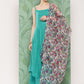 InWeave Women's Teal Strappy Set W White Pink Or Duptta - Swadesiicart