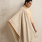 trueBrowns Beige Geometric Woollen Stole | Swadesiicart