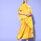 InWeave Women's Yellow Bandhani Motif One Shoulder Palazzo Set - Swadesiicart
