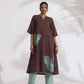 trueBrowns Cola Cotton Print Flared Kurta Set | Swadesiicart