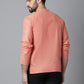Even Apparels Orange Pure Cotton Kurta With Band Collar | Swadesiicart