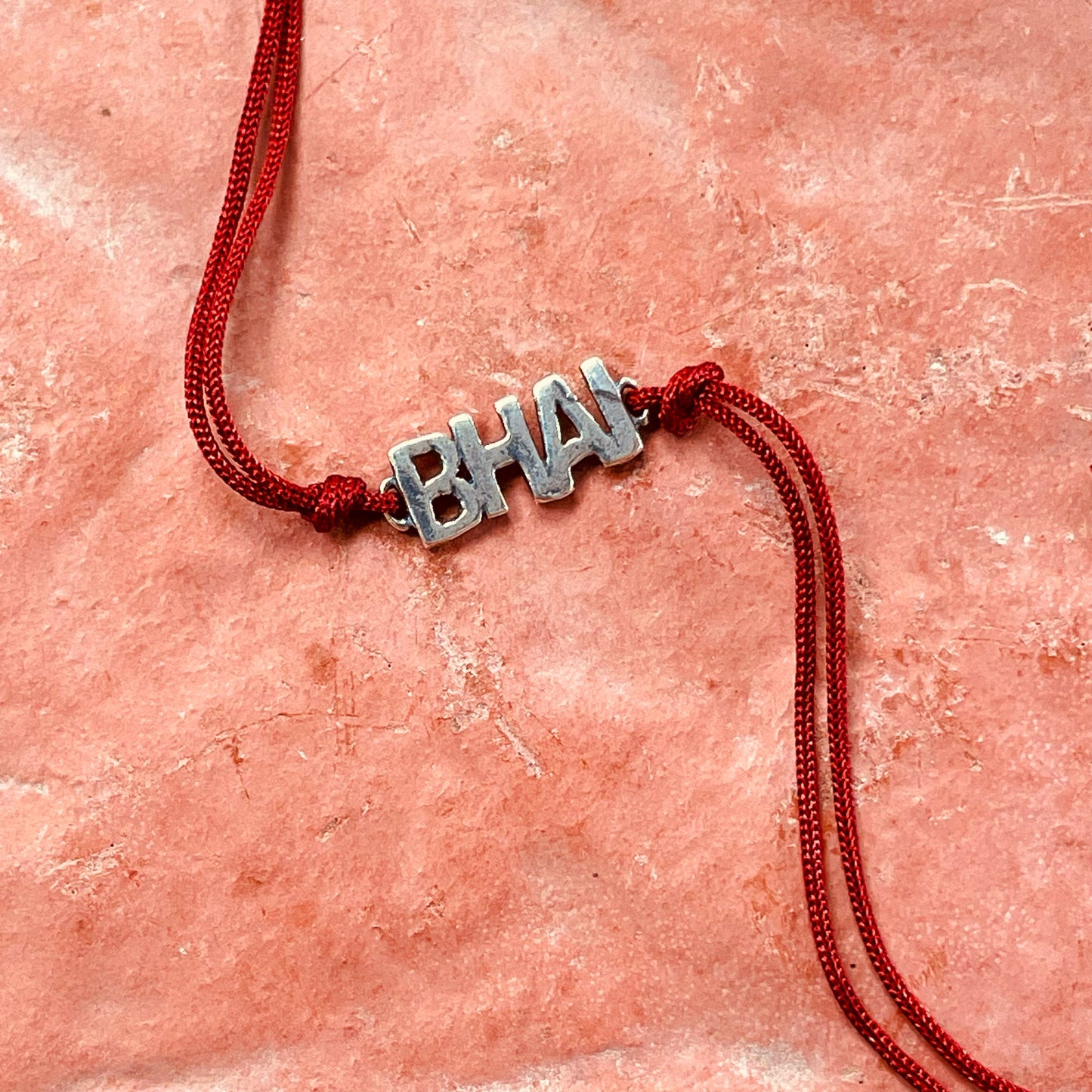 trueBrowns 925 Sterling Silver Bhai Thread Rakhi | Swadesiicart
