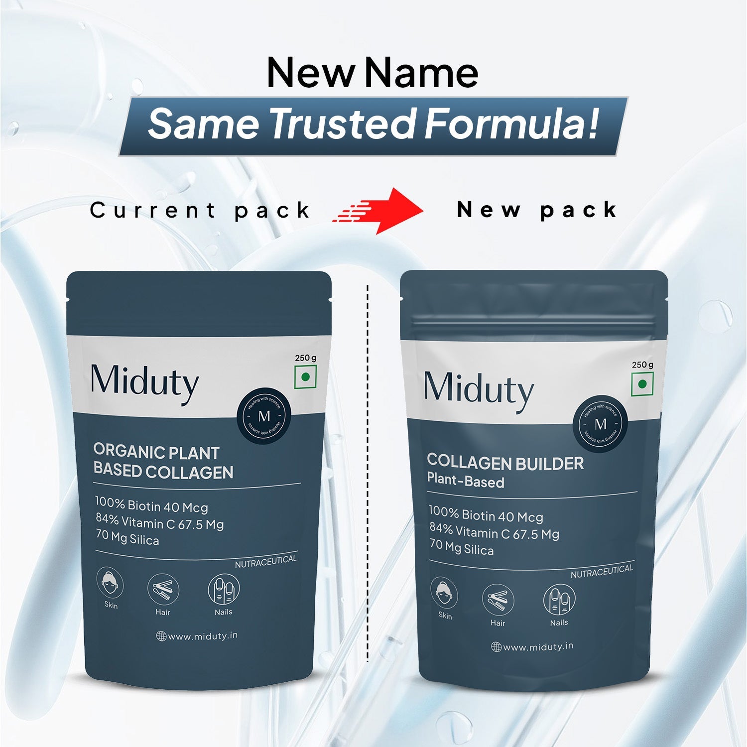 Miduty by Palak Notes Organic Plant Based Collagen | Swadesiicart