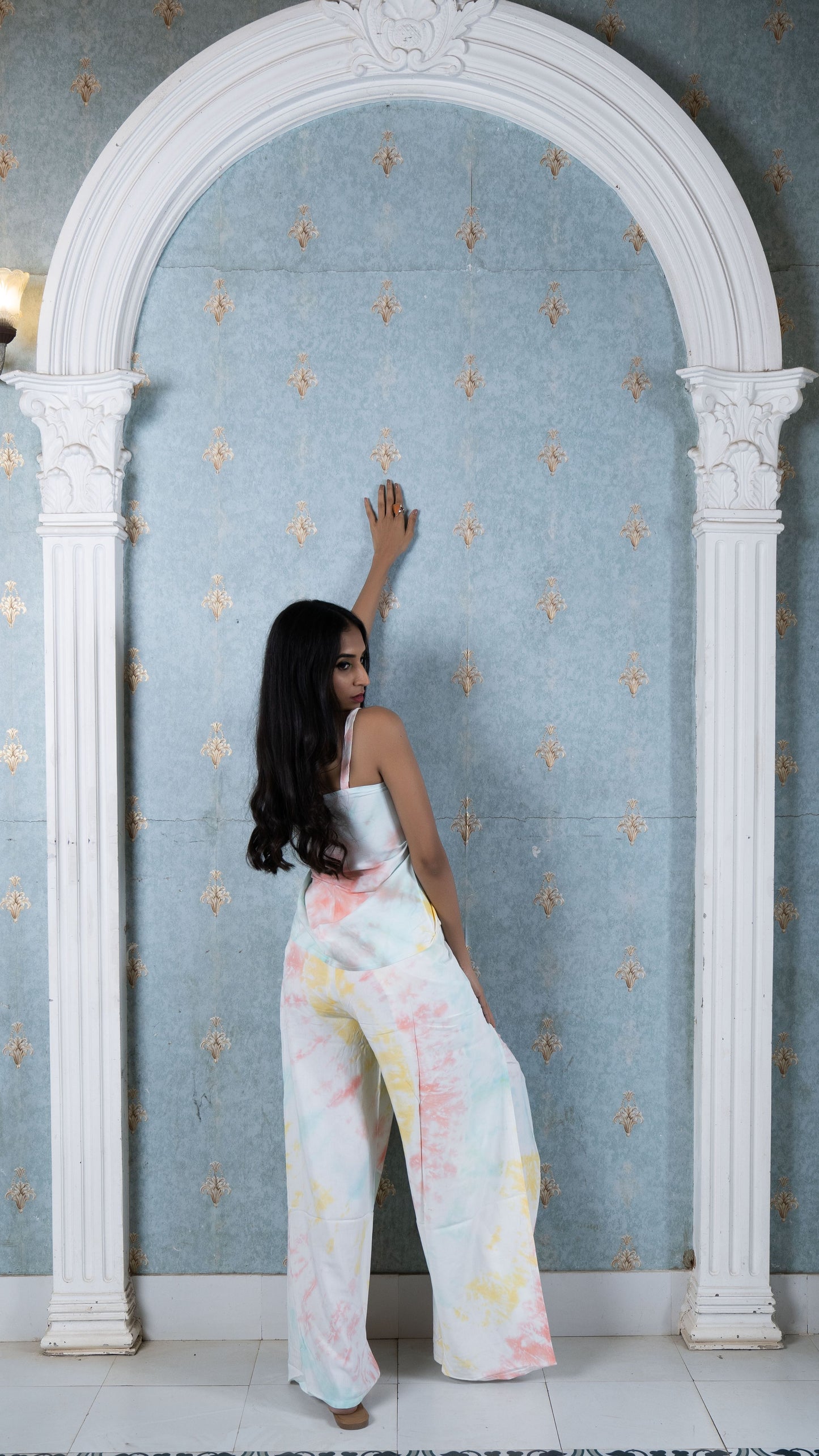 Noroke Toop Modal Orange Magic Pants With Top | Swadesiicart