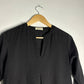 trueBrowns Black Slub Short Top | Swadesiicart