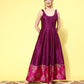 Ahalyaa Ethnic Motifs Printed Maxi Dress | Swadesiicart