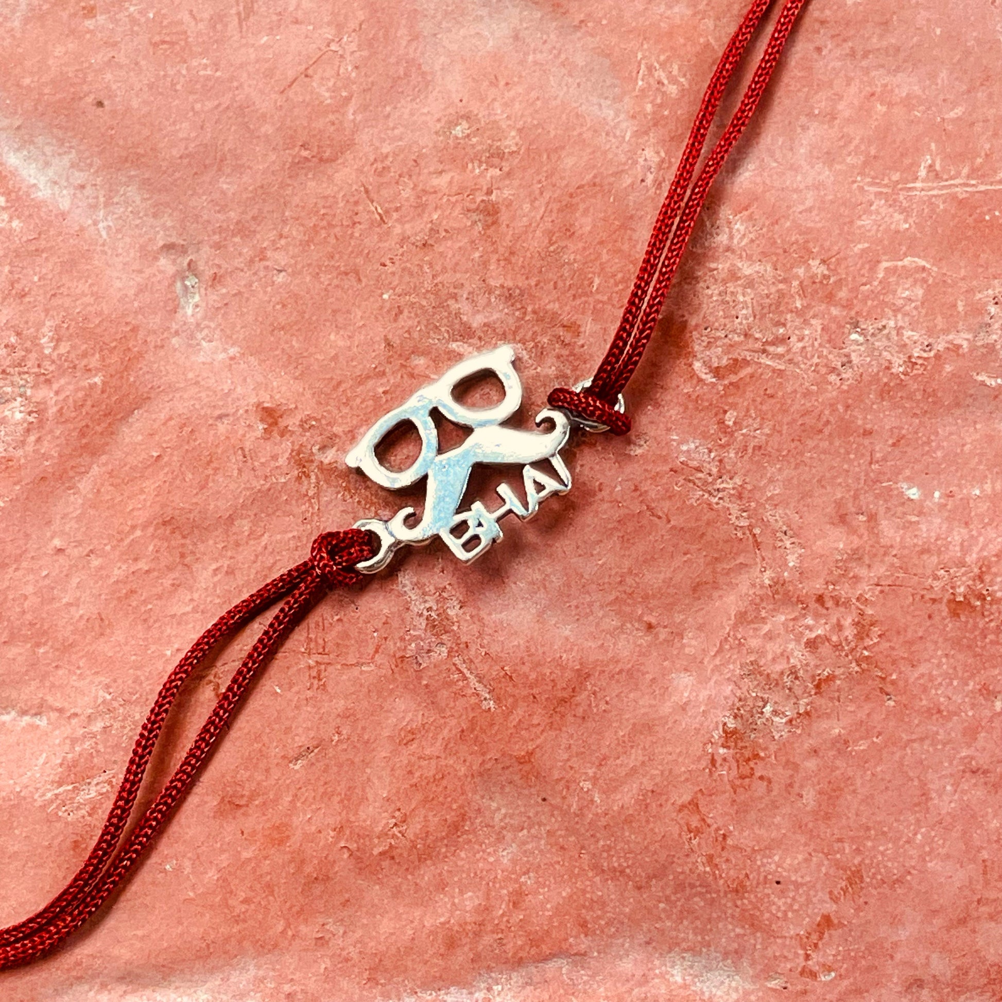 trueBrowns Sterling Silver Chashmish Bhai Thread Rakhi | Swadesiicart