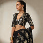 trueBrowns Black Metallic Blouse | Swadesiicart