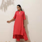 trueBrowns Coral Viscose Kurta Pant Set | Swadesiicart