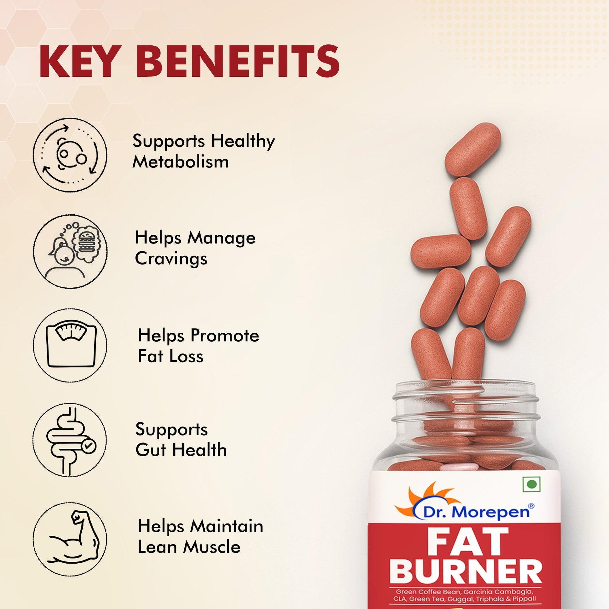 Dr Morpen Fat Burner Tablets | Swadesiicart