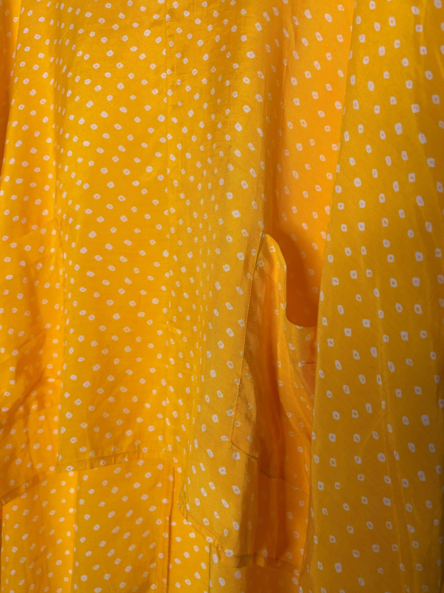 trueBrowns Yellow Lehariya Top | Swadesiicart