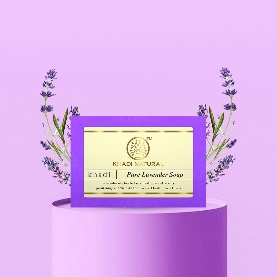 Khadi Natural Pure Lavender Soap - 125gm