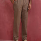 trueBrowns Men's Grey Cotton Twill Pants | Swadesiicart