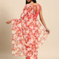 Ahalyaa Floral Poly Chiffon Saree | Swadesiicart