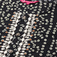 Varanga Black Printed Cotton Kurta Wity Embroidered Yoke | Swadesiicart