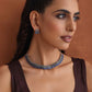 trueBrowns Silver Tone Beaded Necklace Set - Swadesiicart
