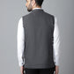 Even Apparels Men's Grey Pure Wool Nehru Jacket | Swadesiicart