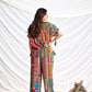 BulBul Kate Brown Chanderi Co-Ord Set - Swadesiicart